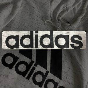 A White Adidas Hoodie! Basically New, was given as a gift and never worn!